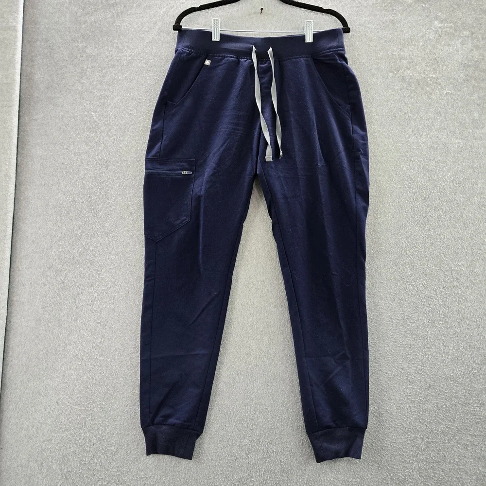 FIGS Women Scrub Pants S Blue Jogger Zamora Zipper PO#3641 29